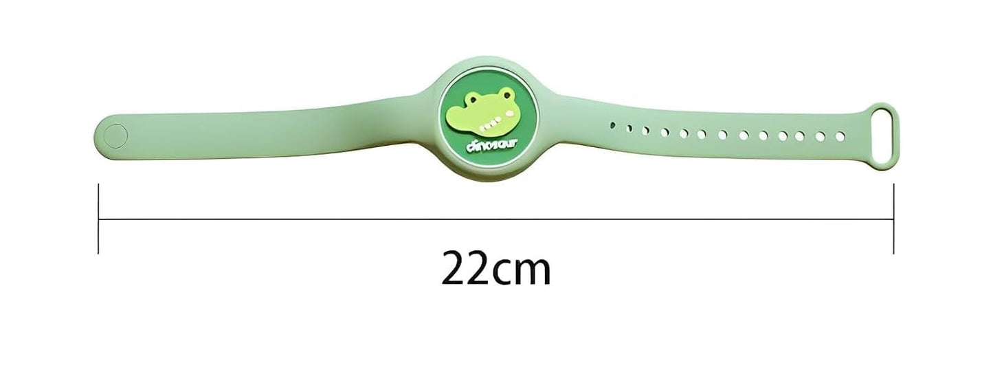 AGILE Flashing  Anti-mosquito Wrist band for kids and baby, Plant Essential Oils + Silicone, 22cm*3.5cm, 16g, Indoor & Outdoor Use