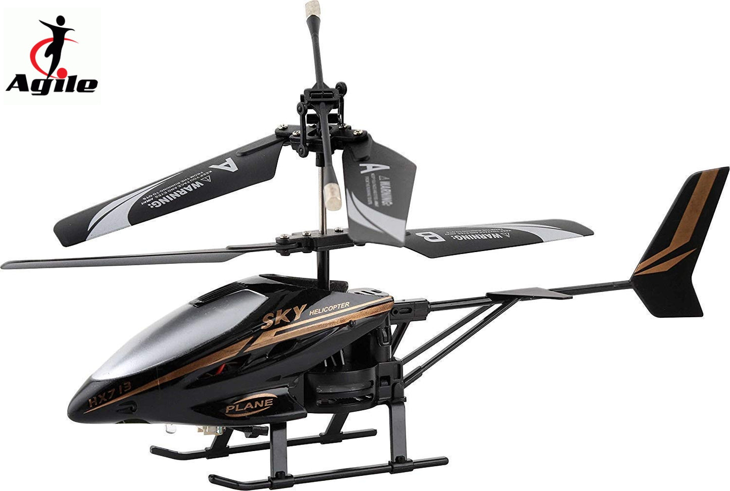 Agile Remote Controlled Helicopter with Unbreakable Blades HX713