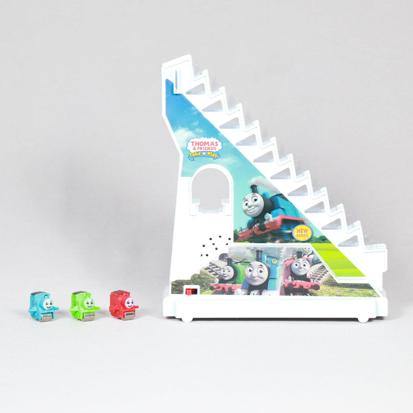 AGILE Track Racing Toys for Kids - Small Stair Climbing Toys for Kids, Escalator Toy with Lights and Music (Design 3)