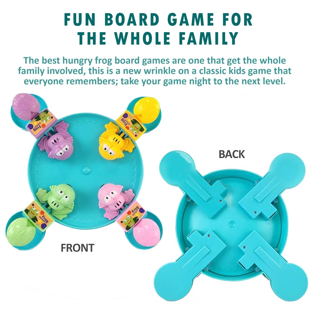 Agile Hungry Frog Games Eating Beans Games | Indoor Games Interactive Game Toy of Family Board Games for Kids | Interactive Game Toys Multiplayer Game for 2 Player