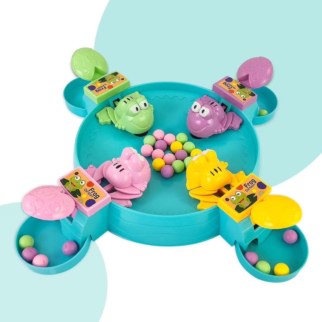 Agile Hungry Frog Games Eating Beans Games | Indoor Games Interactive Game Toy of Family Board Games for Kids | Interactive Game Toys Multiplayer Game for 2 Player