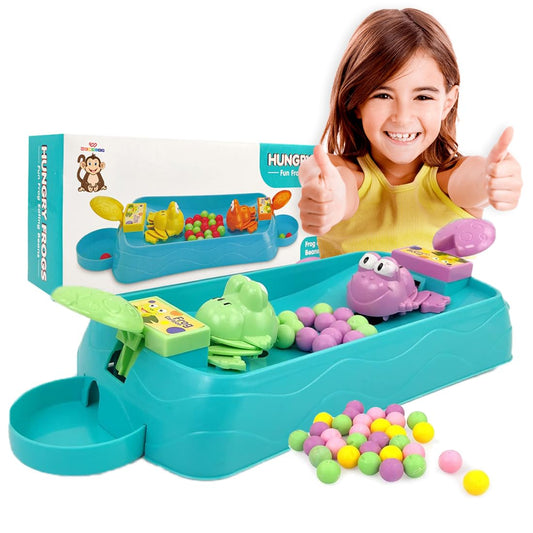 Agile Hungry Frog Games Eating Beans Games | Indoor Games Interactive Game Toy of Family Board Games for Kids | Interactive Game Toys Multiplayer Game for 2 Player