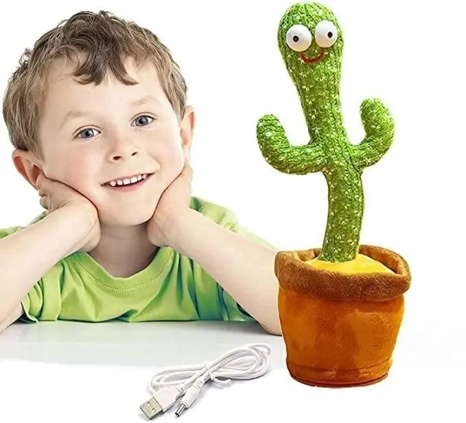 AGILE LED Musical Dancing & Mimicry Cactus Toy