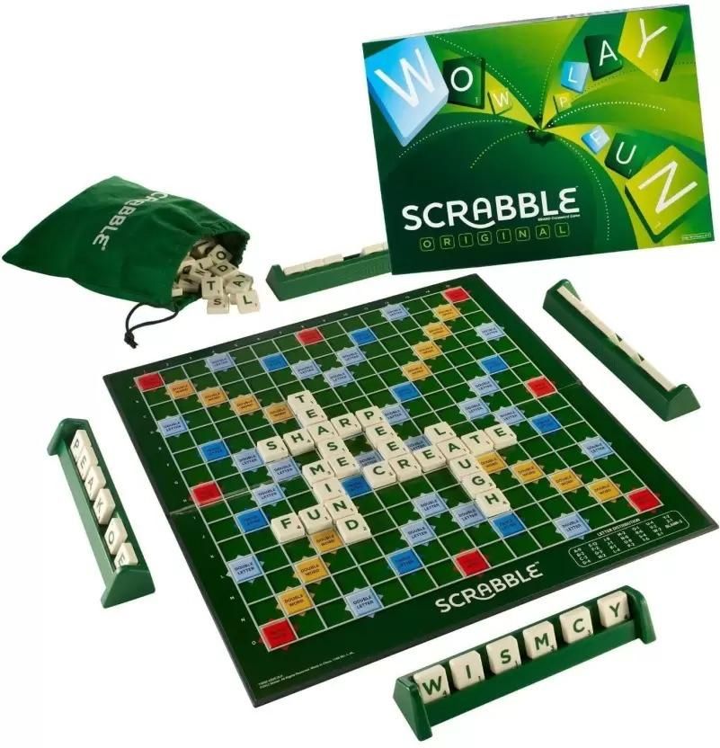 Crossword Scrable Board Game | Big Size Spelling Game